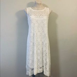 Lace shimmery dress